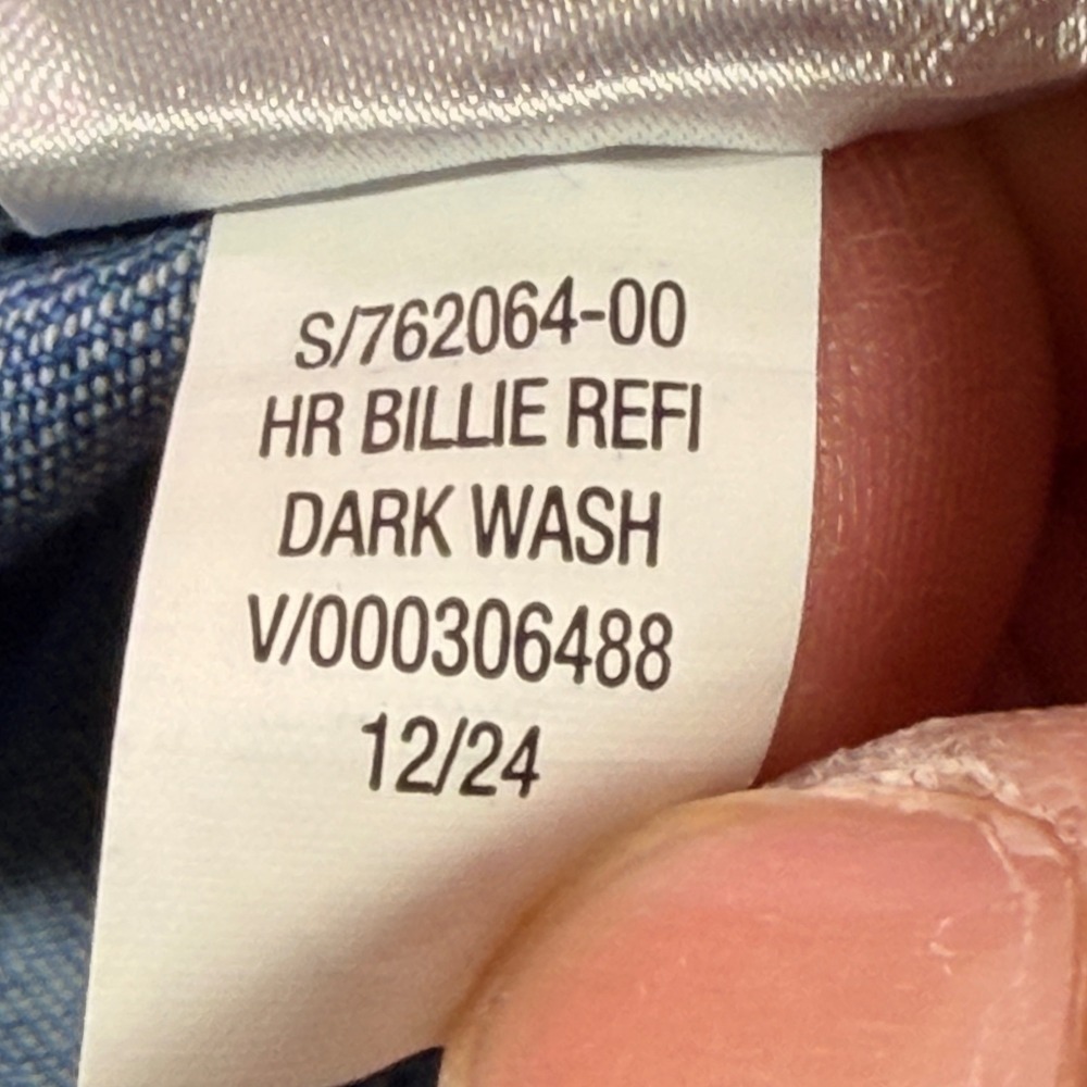 Old Navy Billie Pants Womens XL Blue Dark Wash High Rise Comfort Waist Denim - Picture 9 of 11